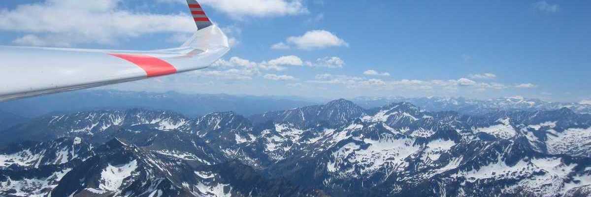 Flugwegposition um 12:27:29: Aufgenommen in der Nähe von St. Nikolai im Sölktal, 8961, Österreich in 2894 Meter